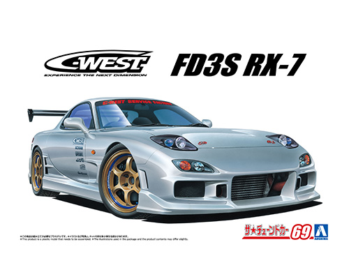 ザ☆チューンドカー No.69 1/24 C-WEST FD3S RX-7 '99 (マツダ)