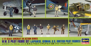 X72-8 1/72 W.W.Ⅱ パイロット フィギュアセット