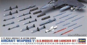 X72-9 1/72 エアクラフトウェポンV アメリカミサイルランチャーセット