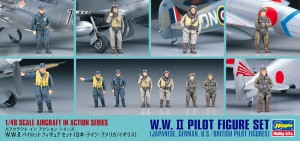 X48-7 1/48 W.W.Ⅱ パイロット フィギュア セット