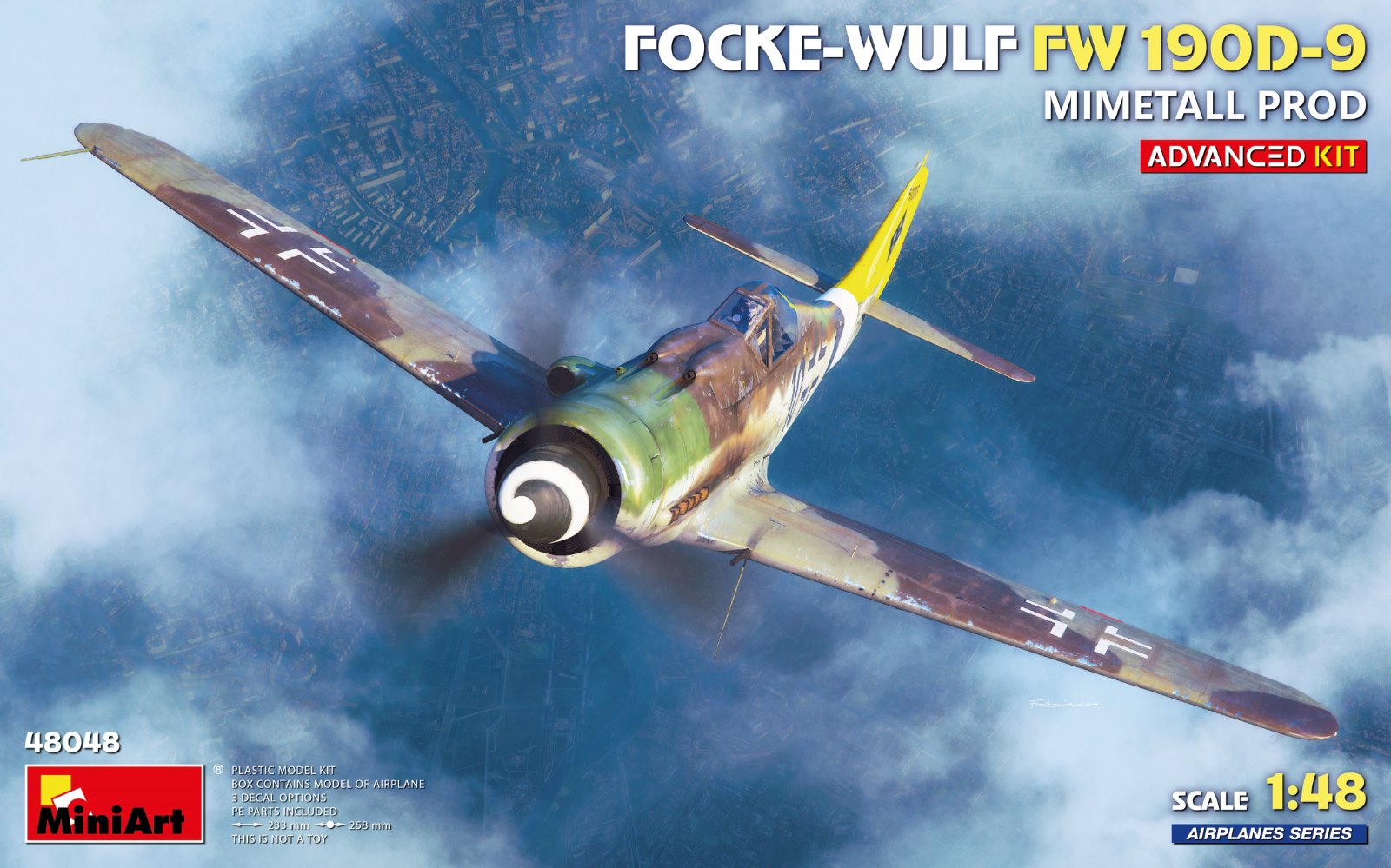 MA48048 ミニアート 1/48 フォッケ・ウルフ Fw 190D-9 ミメタル社製 アドバンスドキット