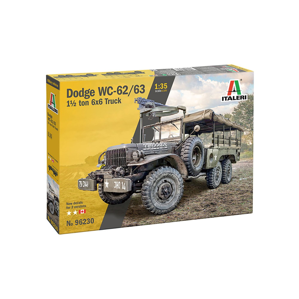 IT96230 イタレリ 1/35 WW.II アメリカ軍 ダッジWC62 1 1/2トン 6×6 トラック