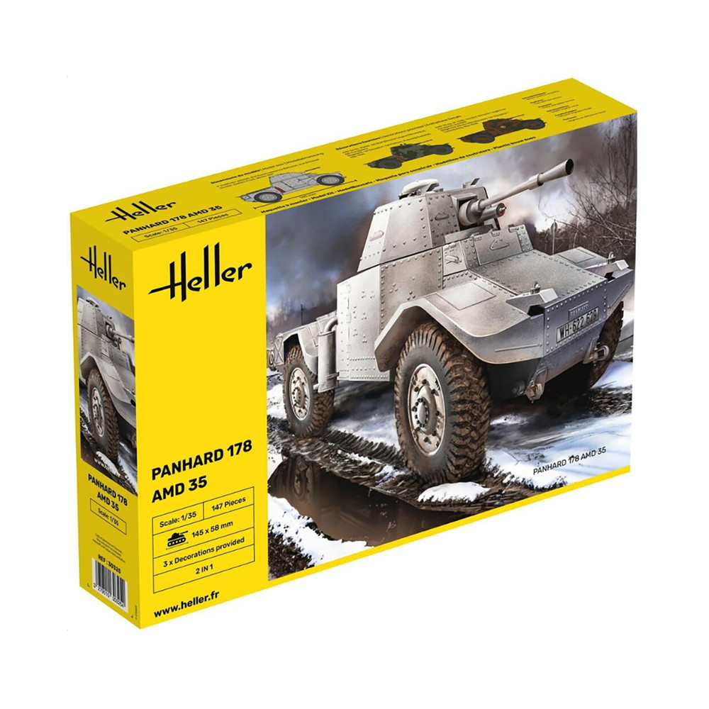 HE30325 エレール 1/35 WW.Ⅱ フランス軍 パナール 176 AMD35 装輪装甲車