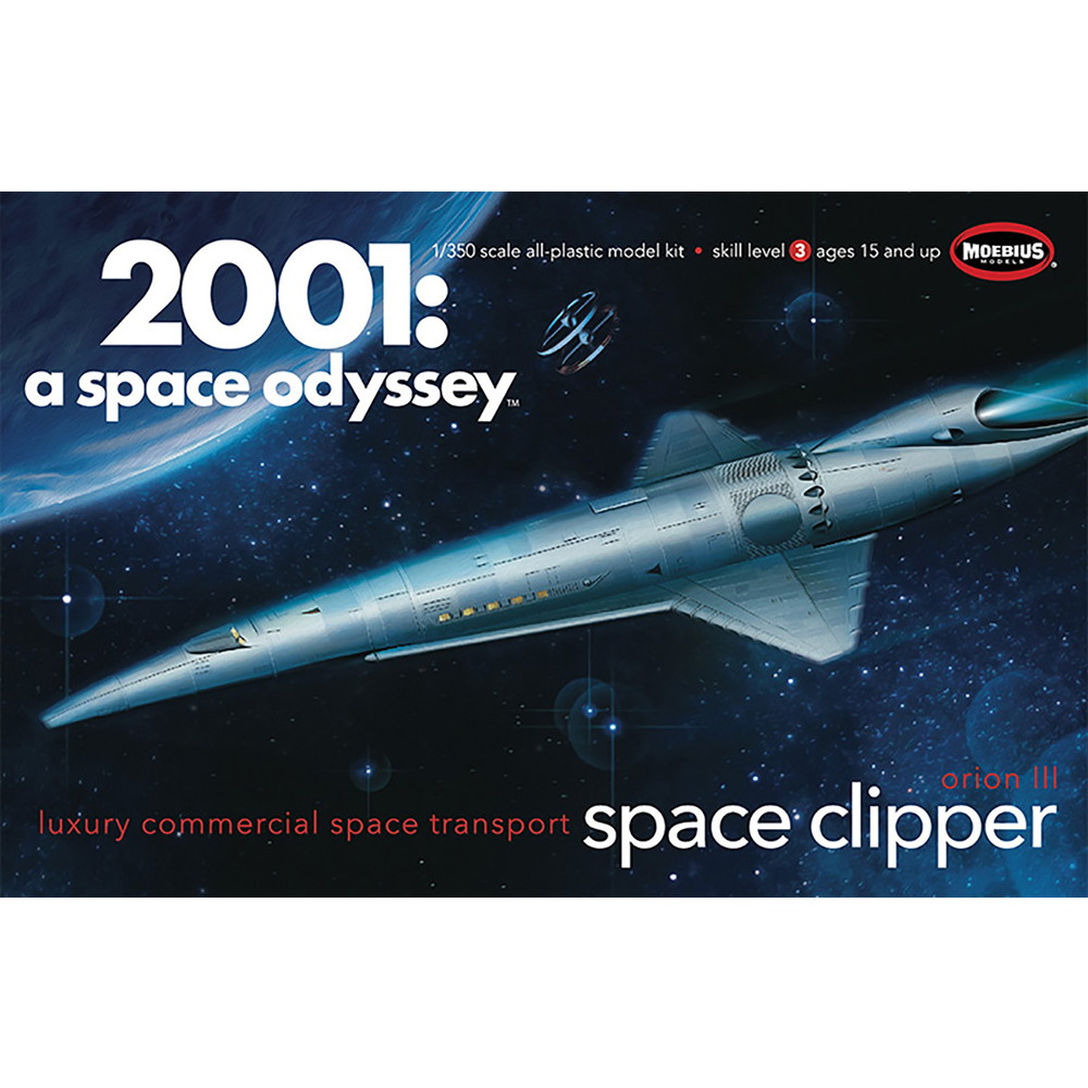 MOE2001-12 メビウスモデル 2001年宇宙の旅 1/350 オリオン号 スペースクリッパー(コンパクトスケール)