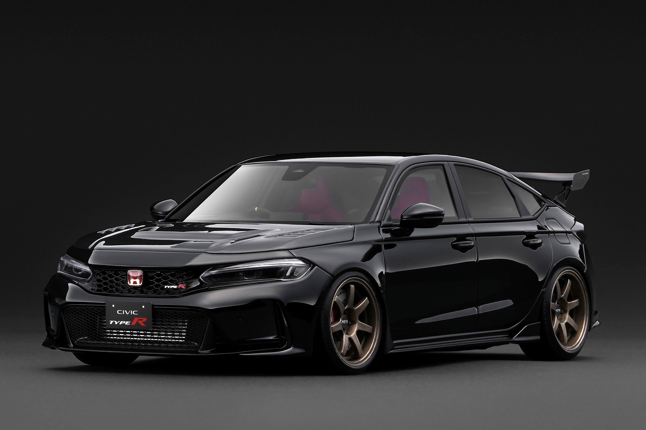 IG3936 IGモデル 1/18 Honda Civic TYPE R J'S Racing (FL5) Black