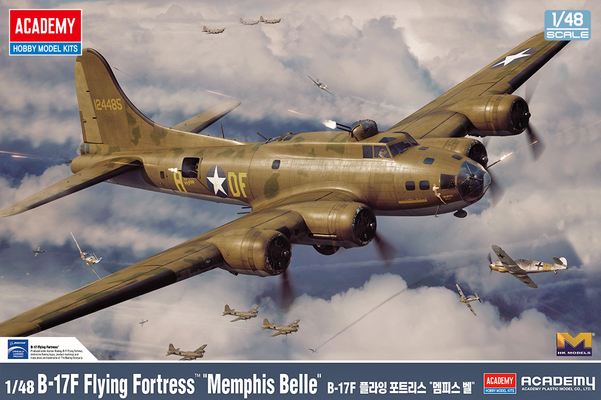 12378 アカデミー 1/48 B-17F フライングフォートレス 'メンフィス・ベル'