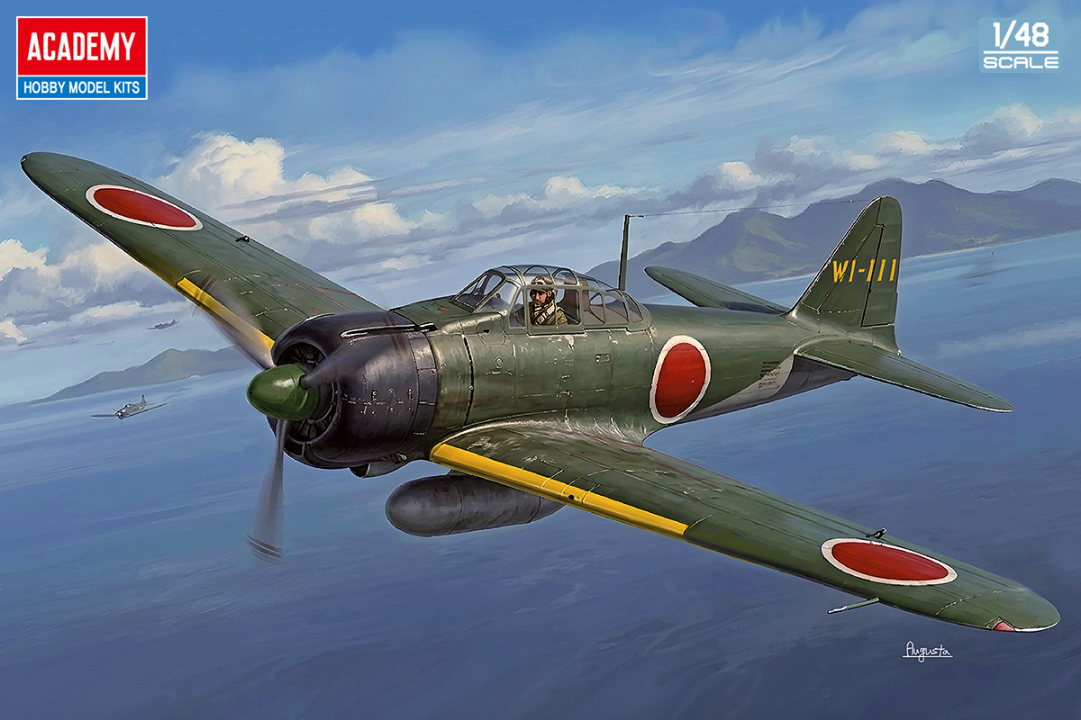 12381 アカデミー 1/48 零式艦上戦闘機21型 'ラバウル航空隊'