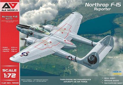 MDVAAM7233 モデルズビット 1/72 ノースロップ F-15A `リポーター` 偵察機