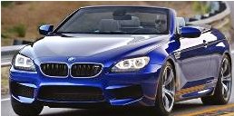 870027330 ミニチャンプス 1/87 BMW M6 カブリオレ 2015 ブルーメタリック