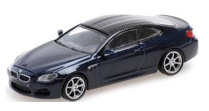 870027302 ミニチャンプス 1/87 BMW M6 クーペ 2015 ブルーメタリック