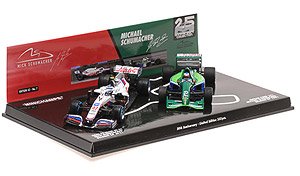 512213247 MINICHAMPS 1/43 シューマッハ 30周年記念 ベルギーGP 2台セット