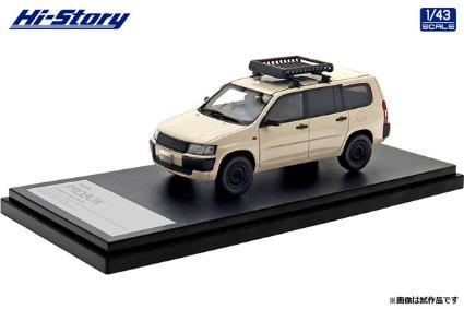 HS403BG Hi-Story 1/43 Toyota PROBOX Lift Up Custom (2010) ベージュ