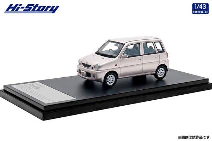 HS432PK Hi-Story 1/43 SUBARU PLEO NICOT (2002) フロスティローズ・メタリック