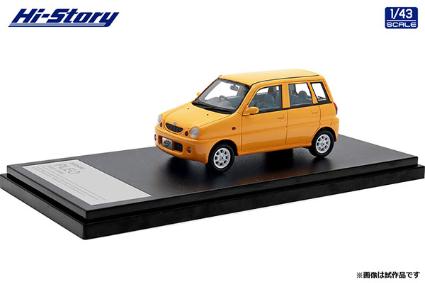 HS432YE Hi-Story 1/43 SUBARU PLEO NICOT (2002) マンダリンイエロー