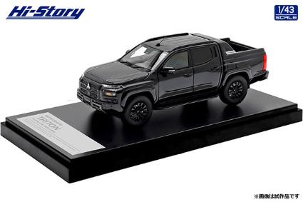 HS470BK Hi-Story 1/43 MITSUBISHI TRITON Double Cab 4WD (2024)  ジェットブラックマイカ