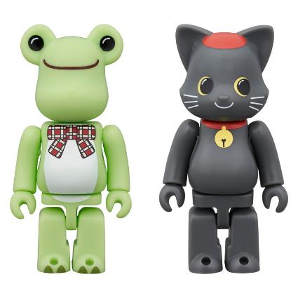 BE@RBRICK かえるのピクルス& NY@BRICK 黒ねこ ピエール 100% 2体セット