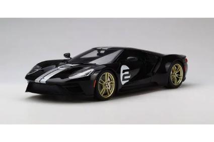 GTS001US GT SPIRIT 1/18 フォード GT(ブラック/シルバーストライプ)