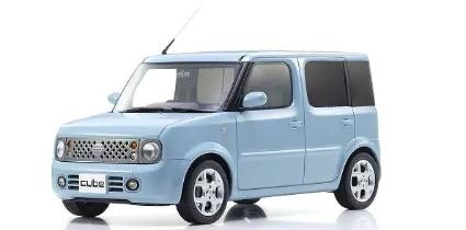 KSR18060AB KYOSHOオリジナル1/18 日産 キューブ (エアブルー) 限定 400個