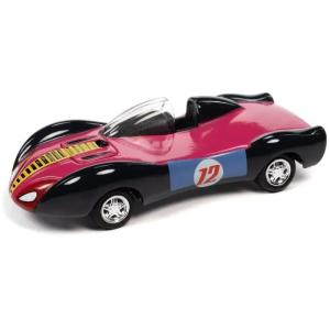 JLPC011BSR JOHNNY LIGHTNING 1/64 スピード レーサー スネーク オイラー ブラック/マジェンタ