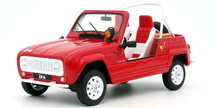 OTM998 OTTO MOBILE 1/18 #ルノー 4L JP4 1987 (レッド)