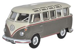 OX76VWS009 OXFORD 1/76 VW T1 サンババス マウスグレー/パールホワイト