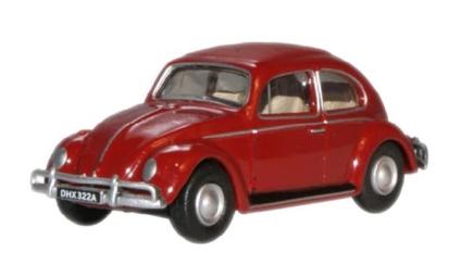 OX76VWB002 OXFORD 1/76 VW ビートル ルビーレッド