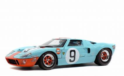 S1803001 SOLIDO 1/18 フォード GT40 Mk.1 ワイドボディ 24h Le Mans #9 (ガルフ)