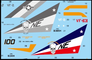 DC-06 F-14D トムキャット用デカール2