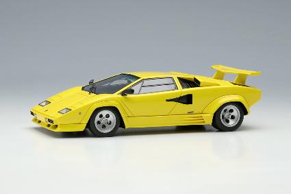 EM652E EIDOLON 1/43 Lamborghini Countach LP5000 QV 1988 with Rear wing イエロー