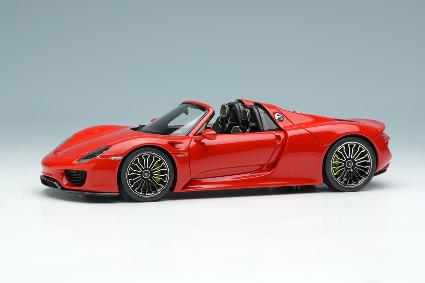 EM568B EIDOLON 1/43 Porsche 918 Spyder 2011 ガーズレッド