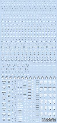 RB02-100WAG 1/100 ホワイト&グレー RB02コーションデカール (1枚入)