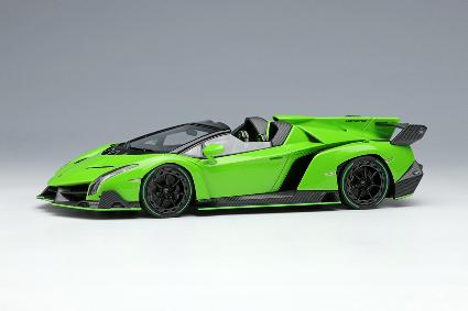 EM451D EIDOLON 1/43 Lamborghini Veneno Roadster 2015 ヴェルデミウラ