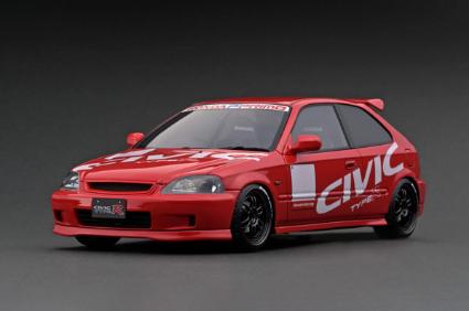 IG2680 IGモデル 1/18 Honda CIVIC (EK9) Type R Red