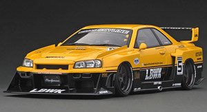 IG2702 イグニッションモデル 1/18 LB-ER34 Super Silhouette SKYLINE Yellow/Black