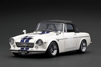 IG2707 IGモデル 1/18 DATSUN Fairlady 2000 (SR311) White/Blue