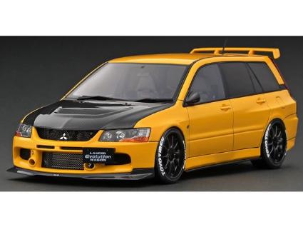 IG2773 IGモデル 1/18 Mitsubishi Lancer Evolution Wagon (CT9W) Yellow