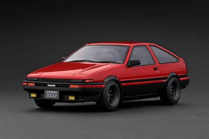 IG2790 IGモデル 1/18 Toyota Sprinter Trueno 3Dr GT Apex (AE86)  Red/Black