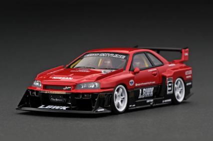 IG2853 イグニッションモデル 1/43 LB-ER34 Super Silhouette SKYLINE Red/Black #9