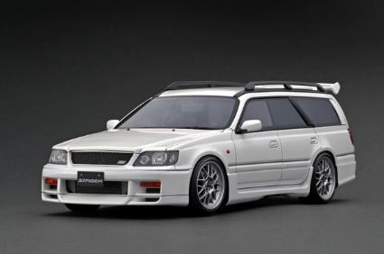 IG2885 IGモデル 1/18 Nissan STAGEA 260RS (WGNC34) Pearl White