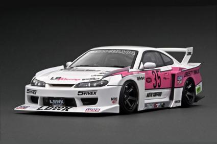 IG2921 IGモデル 1/18 LB-Super Silhouette S15 SILVIA White/Pink