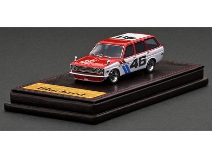 IG2929 IGモデル 1/64 Datsun Bluebird (510) Wagon Red/White