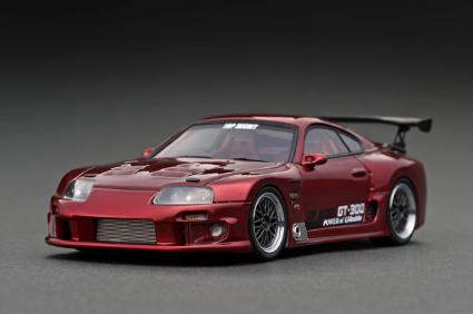 IG2949 IGモデル 1/43 TOP SECRET GT300 Supra (JZA80) Red Metallic