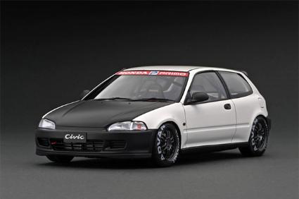 IG3042 IGモデル 1/18  Honda CIVIC (EG6) White