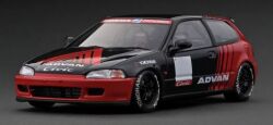 IG3046IGモデル 1/18 Honda CIVIC (EG6) Black/Red