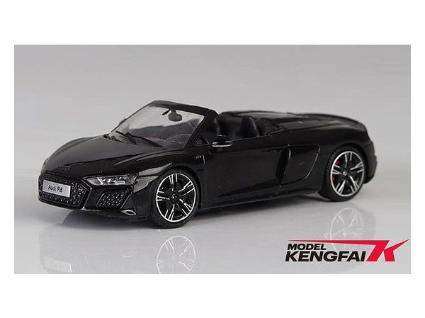 TK-KF036-4 KENGFai 1/64 Audi 2021 R8 Black Open