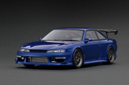 IG3085 IGモデル 1/18 VERTEX S14 Silvia Blue Metallic