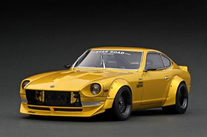 IG3110 IGモデル 1/18 Nissan Fairlady Z (S30) STAR ROAD Yellow Metallic