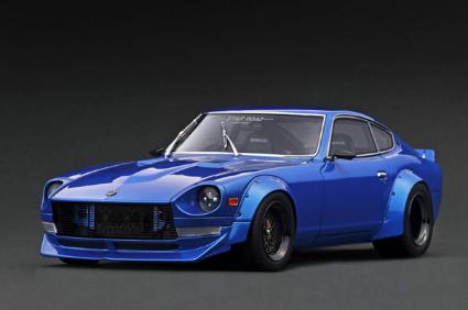 IG3113 IGモデル 1/18 Nissan Fairlady Z (S30) STAR ROAD Blue Metallic