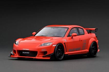 IG3176 IGモデル 1/18 Mazda RX-8 (SE3P) RE Amemiya Orange