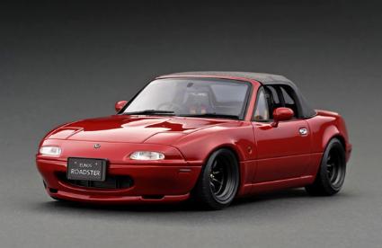 IG3198 IGモデル 1/18 Eunos Roadster (NA) Red